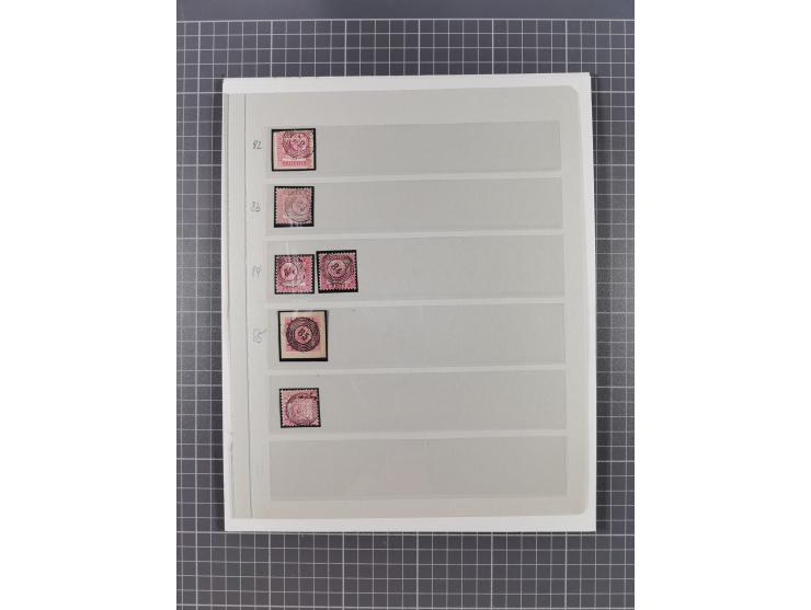 AACH bis ZELL, große Stempelsammlung von Vorphilatelie bis Nachverwendungen in 15 Schubern, mit über 900 Belegen und vielen l