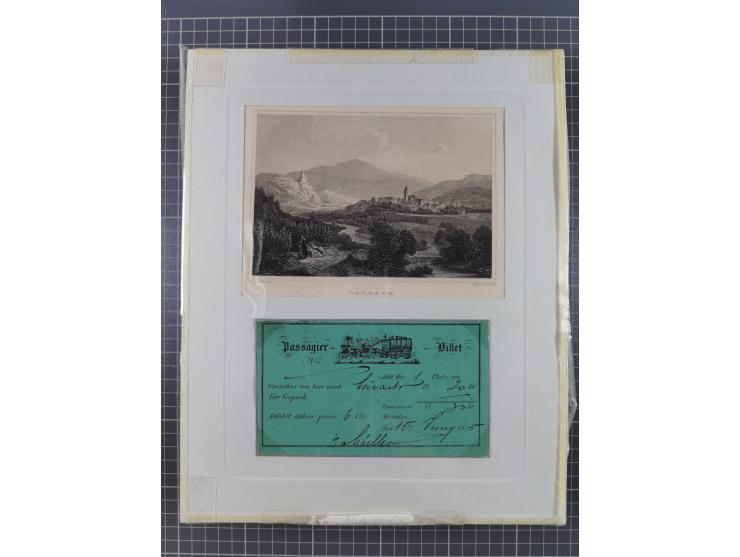 AACH bis ZELL, große Stempelsammlung von Vorphilatelie bis Nachverwendungen in 15 Schubern, mit über 900 Belegen und vielen l