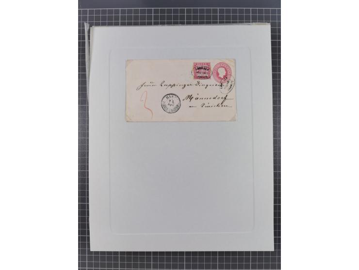 AACH bis ZELL, große Stempelsammlung von Vorphilatelie bis Nachverwendungen in 15 Schubern, mit über 900 Belegen und vielen l