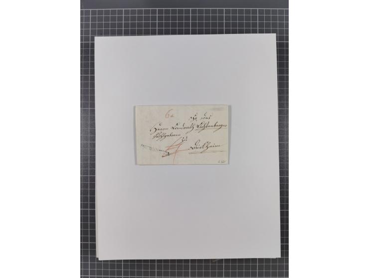 AACH bis ZELL, große Stempelsammlung von Vorphilatelie bis Nachverwendungen in 15 Schubern, mit über 900 Belegen und vielen l