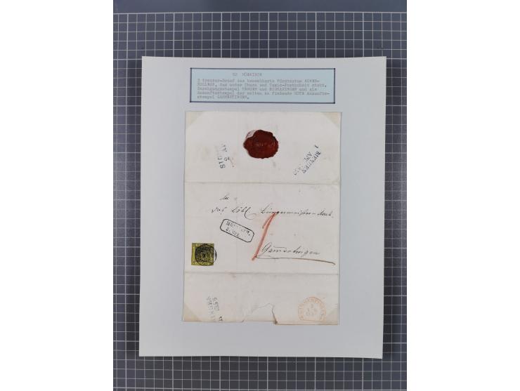 AACH bis ZELL, große Stempelsammlung von Vorphilatelie bis Nachverwendungen in 15 Schubern, mit über 900 Belegen und vielen l