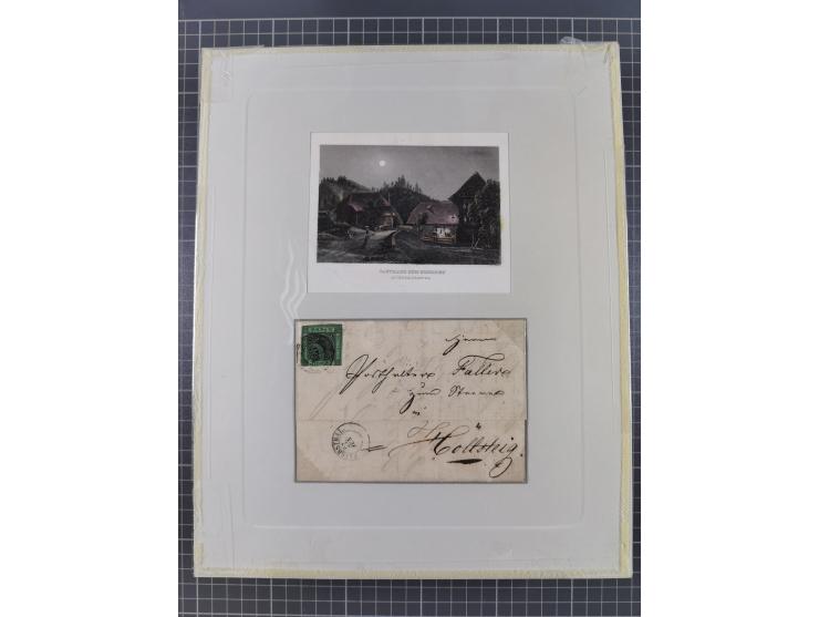 AACH bis ZELL, große Stempelsammlung von Vorphilatelie bis Nachverwendungen in 15 Schubern, mit über 900 Belegen und vielen l