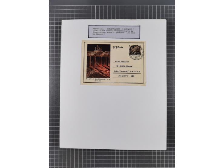 AACH bis ZELL, große Stempelsammlung von Vorphilatelie bis Nachverwendungen in 15 Schubern, mit über 900 Belegen und vielen l