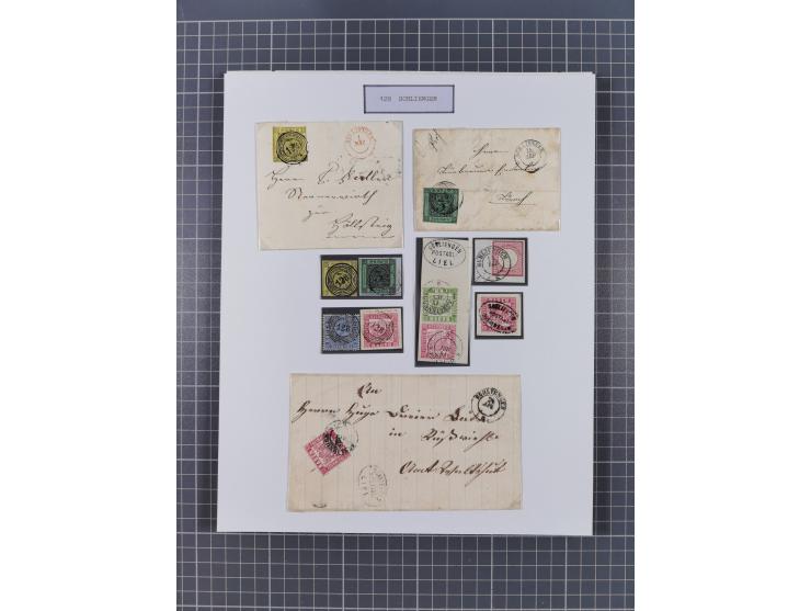AACH bis ZELL, große Stempelsammlung von Vorphilatelie bis Nachverwendungen in 15 Schubern, mit über 900 Belegen und vielen l