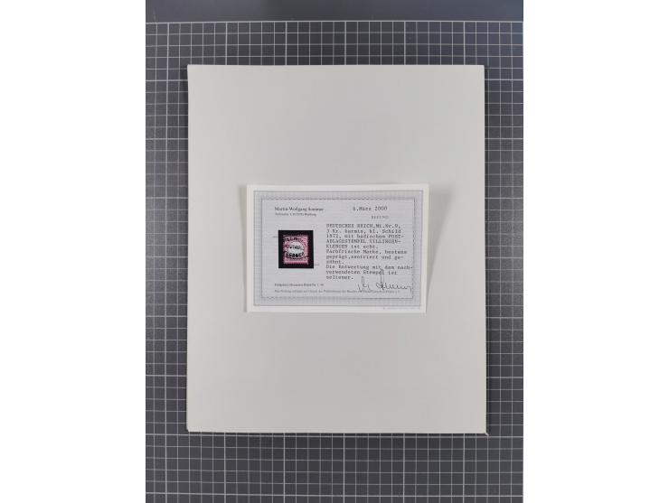 AACH bis ZELL, große Stempelsammlung von Vorphilatelie bis Nachverwendungen in 15 Schubern, mit über 900 Belegen und vielen l