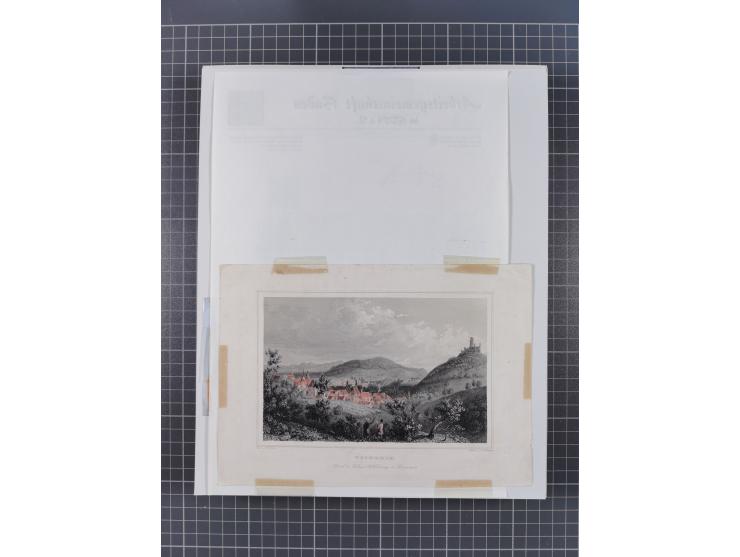 AACH bis ZELL, große Stempelsammlung von Vorphilatelie bis Nachverwendungen in 15 Schubern, mit über 900 Belegen und vielen l