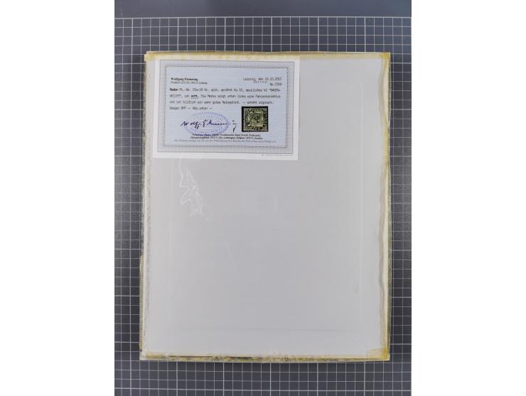 AACH bis ZELL, große Stempelsammlung von Vorphilatelie bis Nachverwendungen in 15 Schubern, mit über 900 Belegen und vielen l