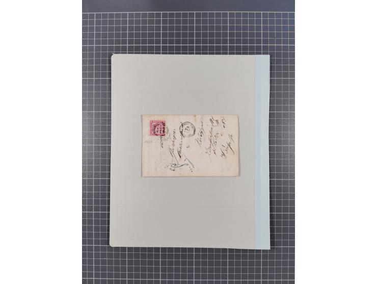 AACH bis ZELL, große Stempelsammlung von Vorphilatelie bis Nachverwendungen in 15 Schubern, mit über 900 Belegen und vielen l