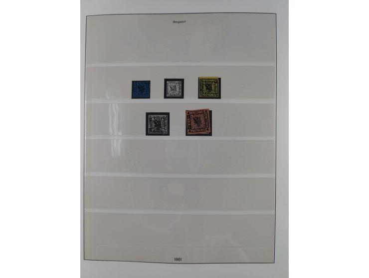 1849/1920, Baden bis Württemberg, meist gestempelte Sammlung mit besseren Werten und Ausgaben, ab Baden Mi.-Nr. 1a sign. Drah