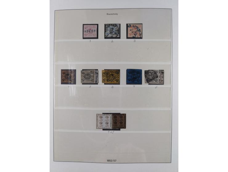 1849/1920, Baden bis Württemberg, meist gestempelte Sammlung mit besseren Werten und Ausgaben, ab Baden Mi.-Nr. 1a sign. Drah