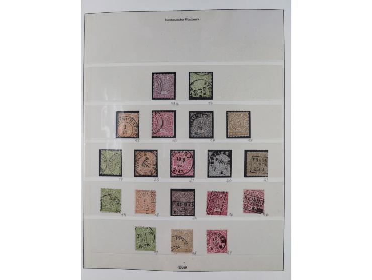 1849/1920, Baden bis Württemberg, meist gestempelte Sammlung mit besseren Werten und Ausgaben, ab Baden Mi.-Nr. 1a sign. Drah