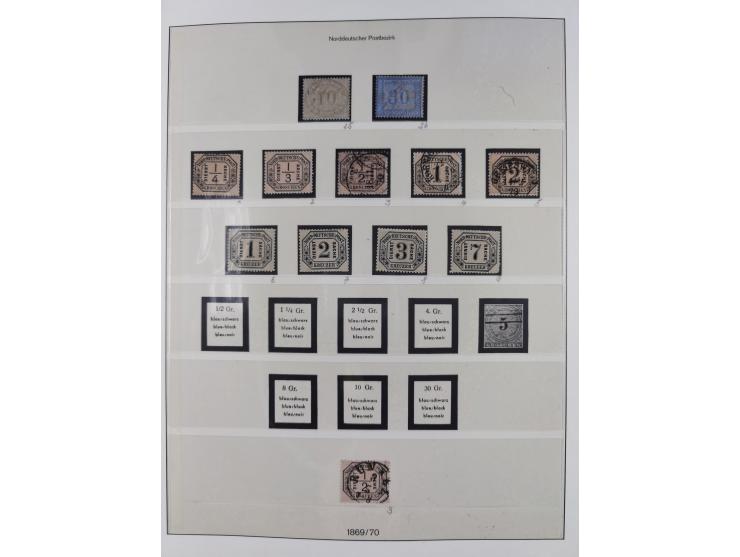 1849/1920, Baden bis Württemberg, meist gestempelte Sammlung mit besseren Werten und Ausgaben, ab Baden Mi.-Nr. 1a sign. Drah