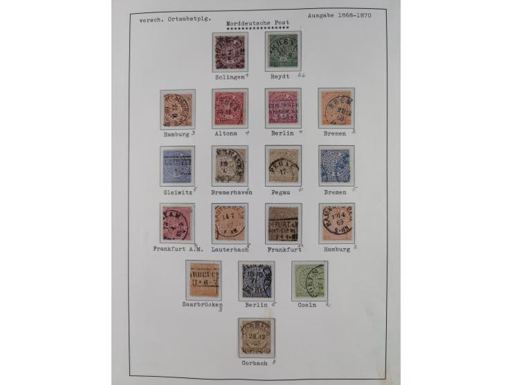 1849/1920, Baden bis Württemberg, meist gestempelte Sammlung mit besseren Werten und Ausgaben, ab Baden Mi.-Nr. 1a sign. Drah