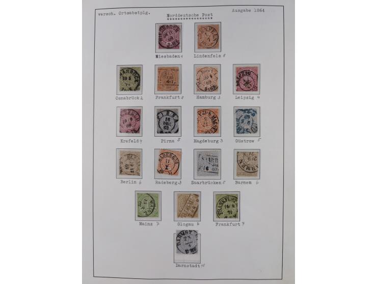 1849/1920, Baden bis Württemberg, meist gestempelte Sammlung mit besseren Werten und Ausgaben, ab Baden Mi.-Nr. 1a sign. Drah