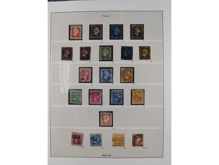 1849/1920, Baden bis Württemberg, meist gestempelte Sammlung mit besseren Werten und Ausgaben, ab Baden Mi.-Nr. 1a sign. Drah
