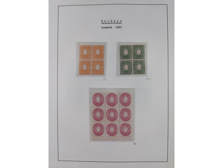 1849/1920, Baden bis Württemberg, meist gestempelte Sammlung mit besseren Werten und Ausgaben, ab Baden Mi.-Nr. 1a sign. Drah