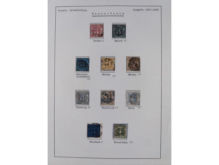 1849/1920, Baden bis Württemberg, meist gestempelte Sammlung mit besseren Werten und Ausgaben, ab Baden Mi.-Nr. 1a sign. Drah