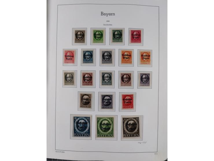 1849/1920, Baden bis Württemberg, meist gestempelte Sammlung mit besseren Werten und Ausgaben, ab Baden Mi.-Nr. 1a sign. Drah