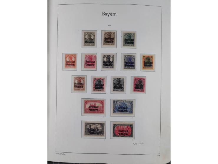 1849/1920, Baden bis Württemberg, meist gestempelte Sammlung mit besseren Werten und Ausgaben, ab Baden Mi.-Nr. 1a sign. Drah