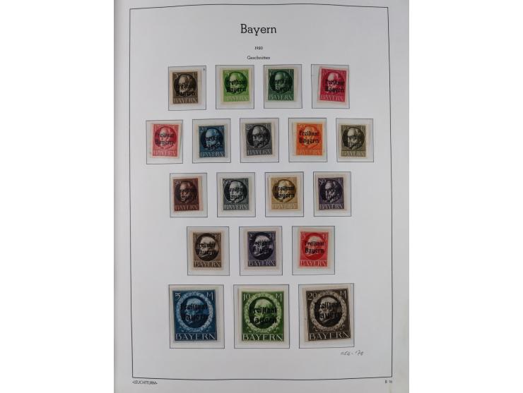 1849/1920, Baden bis Württemberg, meist gestempelte Sammlung mit besseren Werten und Ausgaben, ab Baden Mi.-Nr. 1a sign. Drah