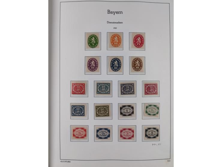 1849/1920, Baden bis Württemberg, meist gestempelte Sammlung mit besseren Werten und Ausgaben, ab Baden Mi.-Nr. 1a sign. Drah