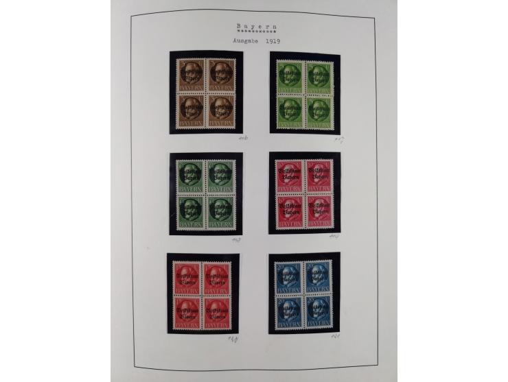 1849/1920, Baden bis Württemberg, meist gestempelte Sammlung mit besseren Werten und Ausgaben, ab Baden Mi.-Nr. 1a sign. Drah