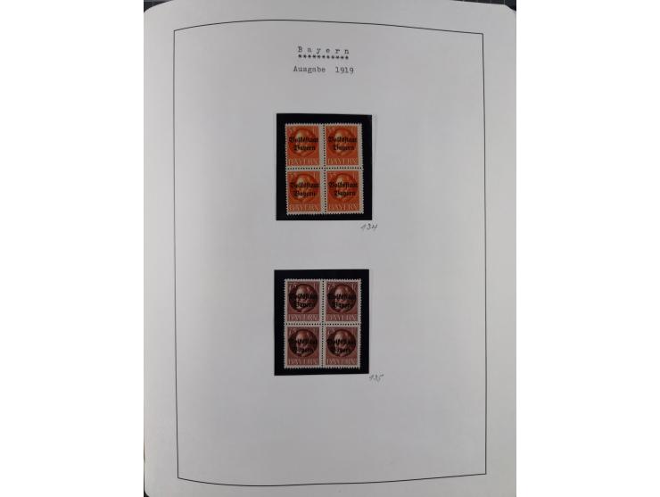 1849/1920, Baden bis Württemberg, meist gestempelte Sammlung mit besseren Werten und Ausgaben, ab Baden Mi.-Nr. 1a sign. Drah