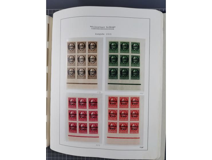 1849/1920, Baden bis Württemberg, meist gestempelte Sammlung mit besseren Werten und Ausgaben, ab Baden Mi.-Nr. 1a sign. Drah