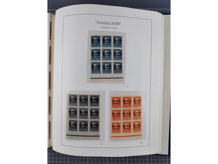 1849/1920, Baden bis Württemberg, meist gestempelte Sammlung mit besseren Werten und Ausgaben, ab Baden Mi.-Nr. 1a sign. Drah