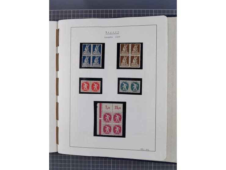 1849/1920, Baden bis Württemberg, meist gestempelte Sammlung mit besseren Werten und Ausgaben, ab Baden Mi.-Nr. 1a sign. Drah