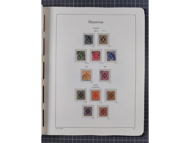 1849/1920, Baden bis Württemberg, meist gestempelte Sammlung mit besseren Werten und Ausgaben, ab Baden Mi.-Nr. 1a sign. Drah