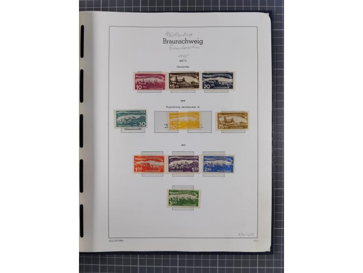 1849/1920, Baden bis Württemberg, meist gestempelte Sammlung mit besseren Werten und Ausgaben, ab Baden Mi.-Nr. 1a sign. Drah