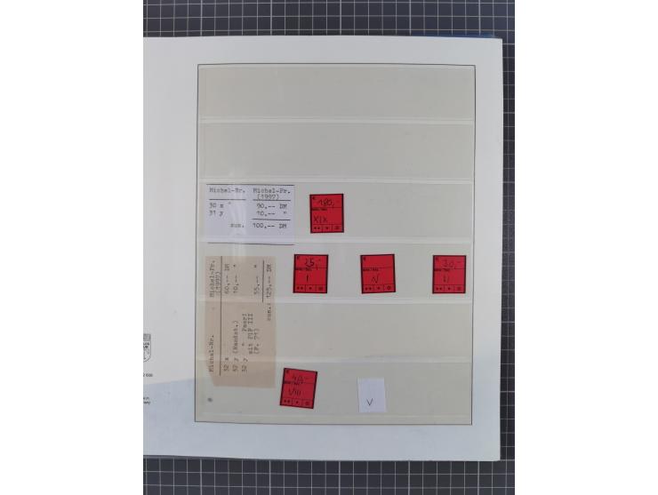 1945/46, meist postfrische Sammlung mit vielen Besonderheiten, dabei einseitig ungezähnte und ungezähnte Werte, Farben und Dr