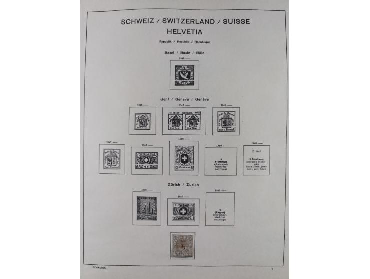 1850/1961, meist gestempelte Sammlung, mit einigen guten Werten, u.a. Mi.-Nr. 5II , 6I, 18, 19 gestempelt, teils signiert Pfe