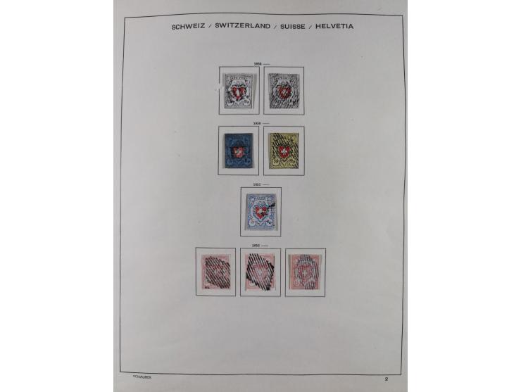 1850/1961, meist gestempelte Sammlung, mit einigen guten Werten, u.a. Mi.-Nr. 5II , 6I, 18, 19 gestempelt, teils signiert Pfe