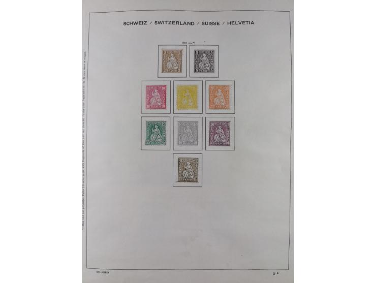1850/1961, meist gestempelte Sammlung, mit einigen guten Werten, u.a. Mi.-Nr. 5II , 6I, 18, 19 gestempelt, teils signiert Pfe