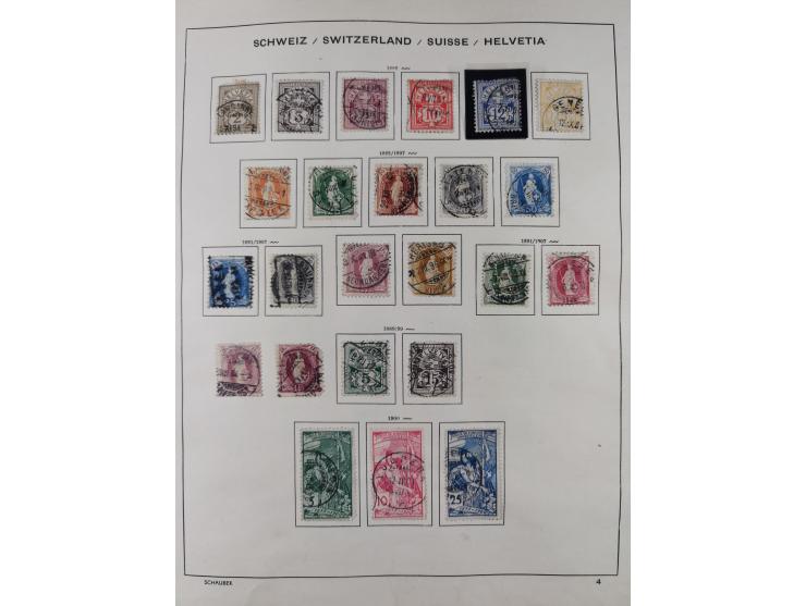 1850/1961, meist gestempelte Sammlung, mit einigen guten Werten, u.a. Mi.-Nr. 5II , 6I, 18, 19 gestempelt, teils signiert Pfe