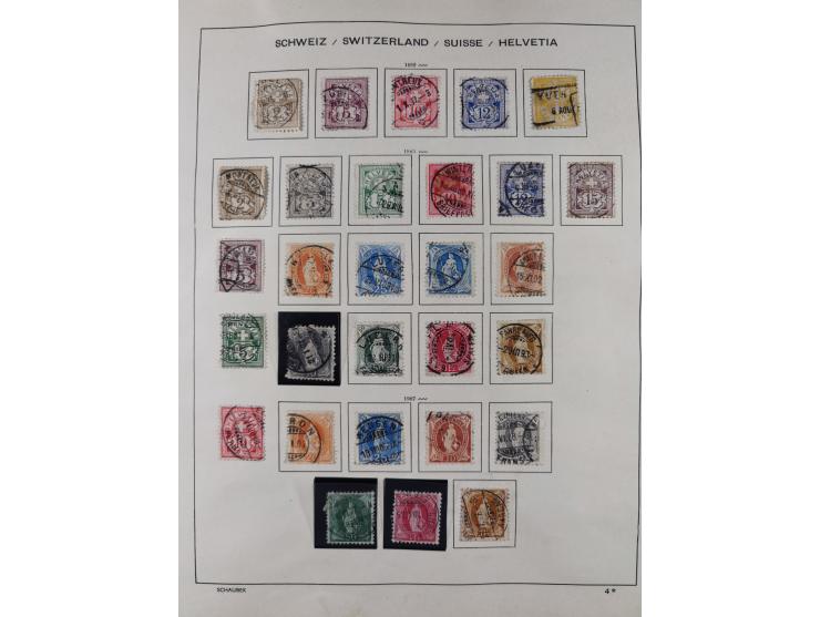 1850/1961, meist gestempelte Sammlung, mit einigen guten Werten, u.a. Mi.-Nr. 5II , 6I, 18, 19 gestempelt, teils signiert Pfe