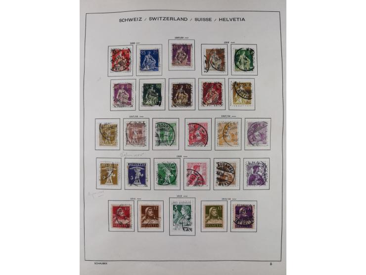 1850/1961, meist gestempelte Sammlung, mit einigen guten Werten, u.a. Mi.-Nr. 5II , 6I, 18, 19 gestempelt, teils signiert Pfe