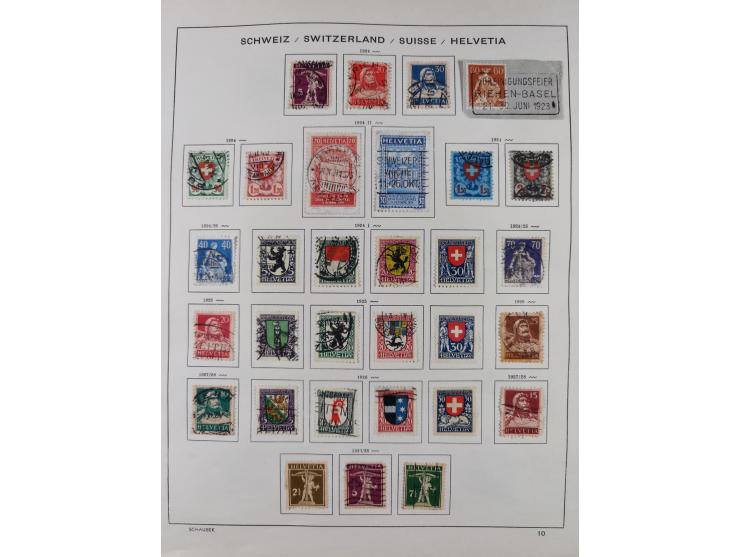 1850/1961, meist gestempelte Sammlung, mit einigen guten Werten, u.a. Mi.-Nr. 5II , 6I, 18, 19 gestempelt, teils signiert Pfe