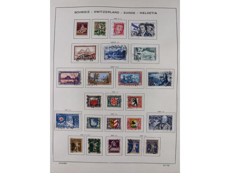 1850/1961, meist gestempelte Sammlung, mit einigen guten Werten, u.a. Mi.-Nr. 5II , 6I, 18, 19 gestempelt, teils signiert Pfe