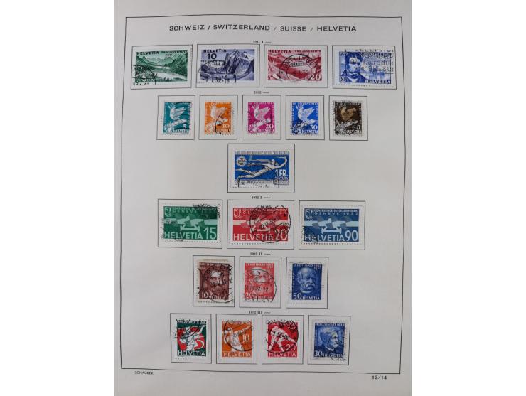 1850/1961, meist gestempelte Sammlung, mit einigen guten Werten, u.a. Mi.-Nr. 5II , 6I, 18, 19 gestempelt, teils signiert Pfe