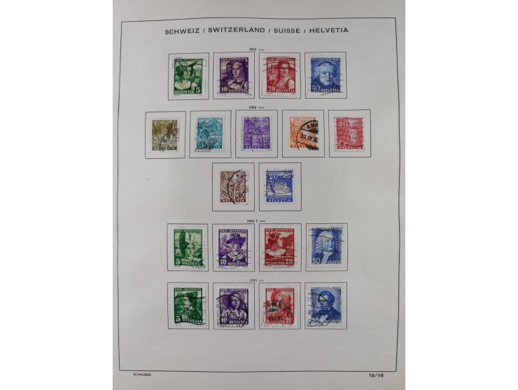 1850/1961, meist gestempelte Sammlung, mit einigen guten Werten, u.a. Mi.-Nr. 5II , 6I, 18, 19 gestempelt, teils signiert Pfe