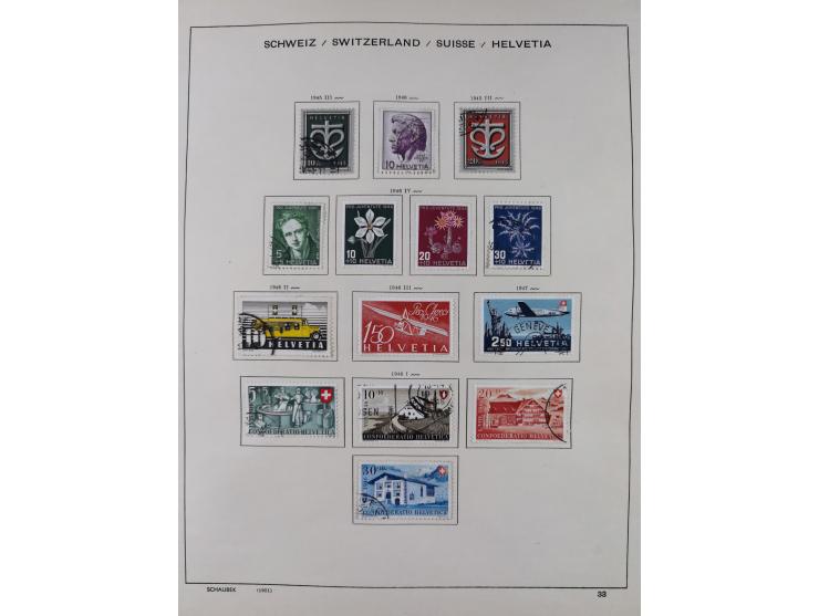 1850/1961, meist gestempelte Sammlung, mit einigen guten Werten, u.a. Mi.-Nr. 5II , 6I, 18, 19 gestempelt, teils signiert Pfe