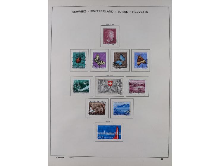 1850/1961, meist gestempelte Sammlung, mit einigen guten Werten, u.a. Mi.-Nr. 5II , 6I, 18, 19 gestempelt, teils signiert Pfe