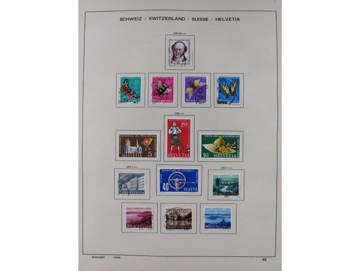 1850/1961, meist gestempelte Sammlung, mit einigen guten Werten, u.a. Mi.-Nr. 5II , 6I, 18, 19 gestempelt, teils signiert Pfe