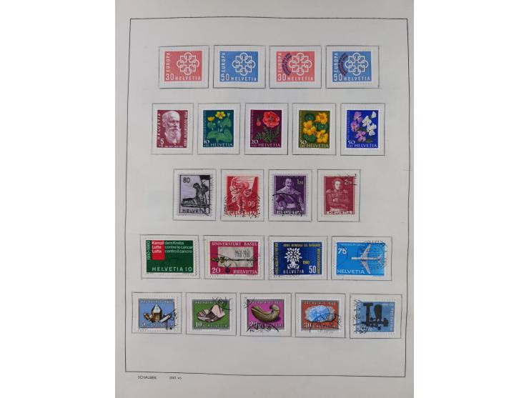 1850/1961, meist gestempelte Sammlung, mit einigen guten Werten, u.a. Mi.-Nr. 5II , 6I, 18, 19 gestempelt, teils signiert Pfe