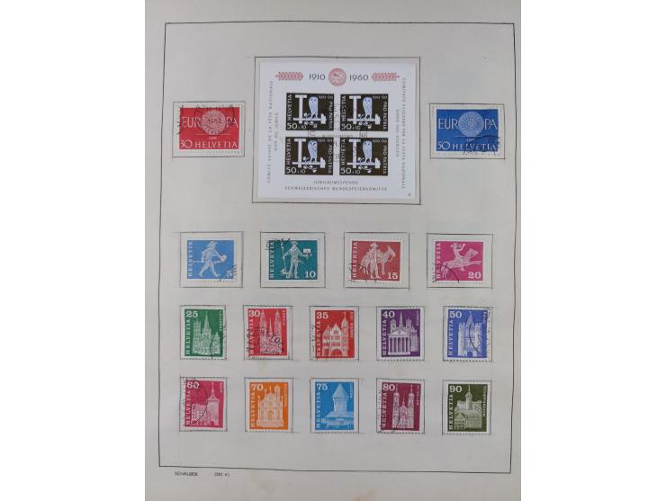 1850/1961, meist gestempelte Sammlung, mit einigen guten Werten, u.a. Mi.-Nr. 5II , 6I, 18, 19 gestempelt, teils signiert Pfe