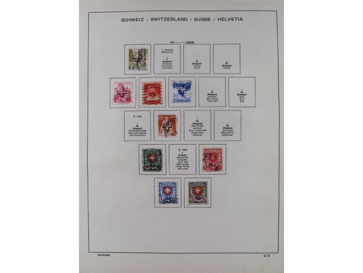 1850/1961, meist gestempelte Sammlung, mit einigen guten Werten, u.a. Mi.-Nr. 5II , 6I, 18, 19 gestempelt, teils signiert Pfe