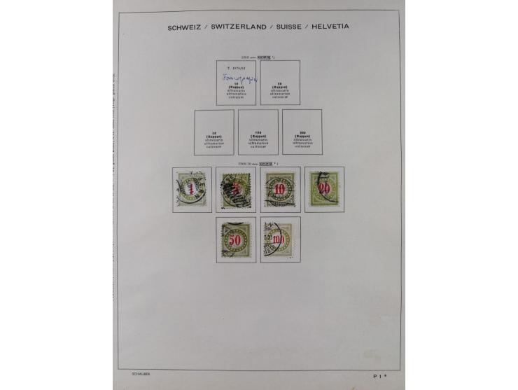 1850/1961, meist gestempelte Sammlung, mit einigen guten Werten, u.a. Mi.-Nr. 5II , 6I, 18, 19 gestempelt, teils signiert Pfe
